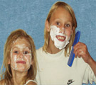 Karly and Kassidy Shaving