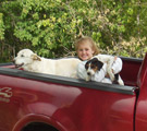 Kassidy with her dogs